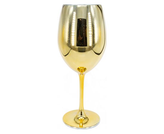 Wine goblet ROYAL NEW H22,8cm, golden