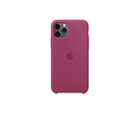 Apple -  iPhone 11 Pro Silicone Case Pomegranate