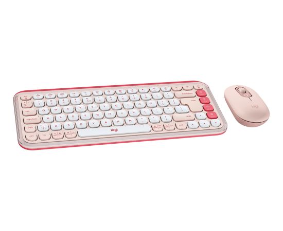 Desktop Logitech Pop Icon Combo US (W), rose