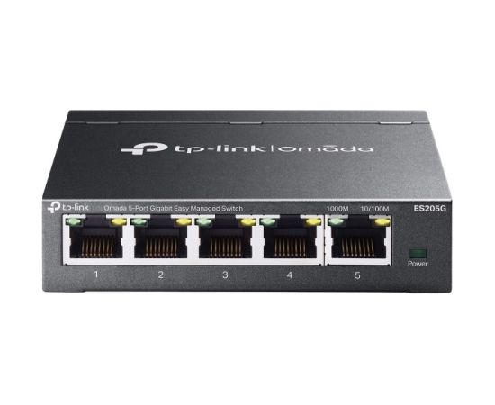 TP-Link Omada ES205G network switch Managed Gigabit Ethernet (10/100/1000) Black