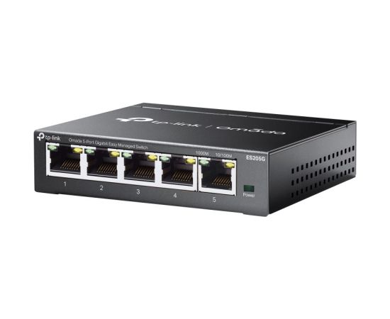 TP-Link Omada ES205G network switch Managed Gigabit Ethernet (10/100/1000) Black