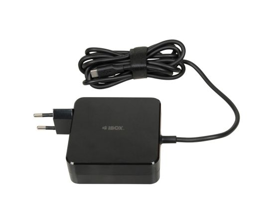 iBOX IUZ100TC laptop charger PD 100W, E-mark chip