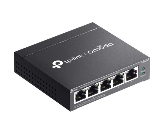 TP-Link Omada ES205G Managed Gigabit Ethernet (10/100/1000) Power over Ethernet (PoE) Black