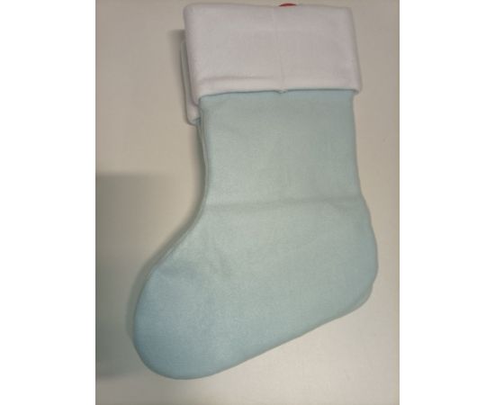 Ecost Heart's Sign Babys First Christmas Stockings Blue - Spanish