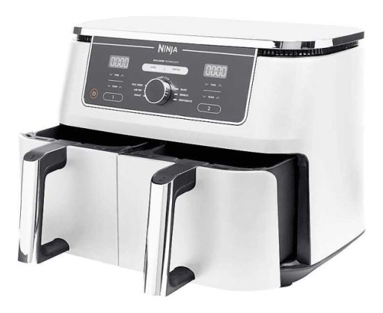 Ninja AF400EUWH Hot Air Fryer 9.5 L, 2470 W, White