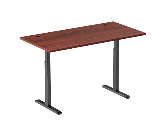 Регулируемый по высоте стол Up Up Bjorn Black, Table top L Dark Walnut