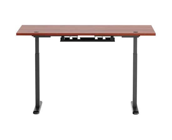 Регулируемый по высоте стол Up Up Bjorn Black, Table top L Dark Walnut