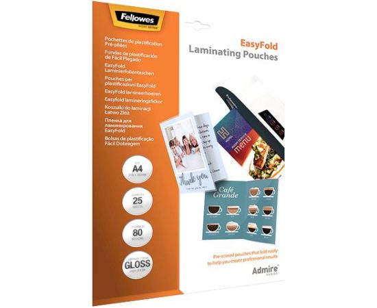 LAMINATING POUCH A4/25PCS 5601901 FELLOWES