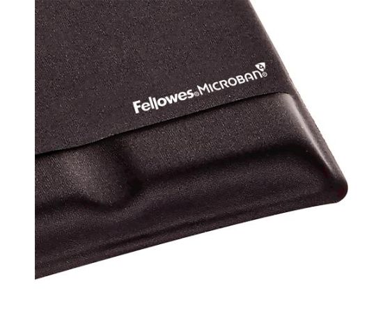 MOUSE PAD WRIST SUPPORT/BLACK 9181201 FELLOWES