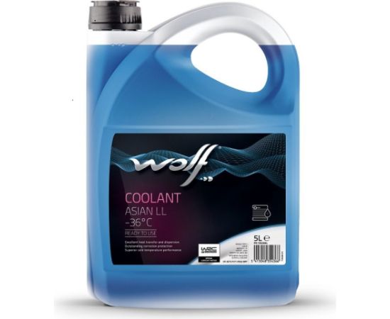 Wolf RADIAT.COOLANT ASIAN LL 5L dzesēšanas skidrums -36oC P-OAT