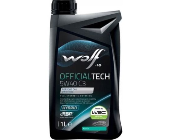 Wolf OFFICIALTECH 5W40 C3 1L SN/CF,C2,C3-16, LL-04