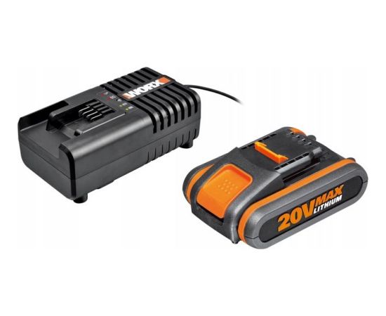 Worx akumulator 20V 2,0Ah + ładowarka 2a (WA3601)