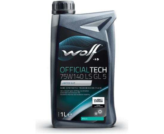 Wolf OFFICIALTECH 75W140 LS 1L API GL-5, MIL-L-2105 D