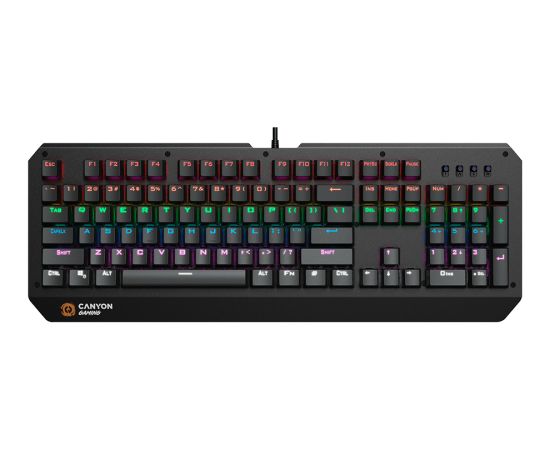 CANYON keyboard Hazard GK-6 RGB US/RU Wired Black