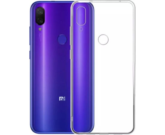 Swissten Clear Jelly Back Case 0.5 mm Aizmugurējais Silikona Apvalks Priekš Xiaomi Redmi Note 7 / Note 7 Pro