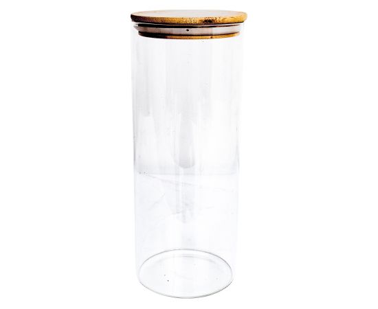 Glass jar THERON D10xH25cm with a lid