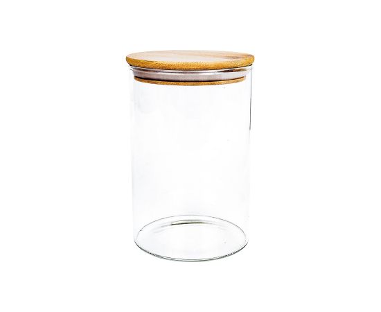 Glass jar THERON D10xH15cm with a lid