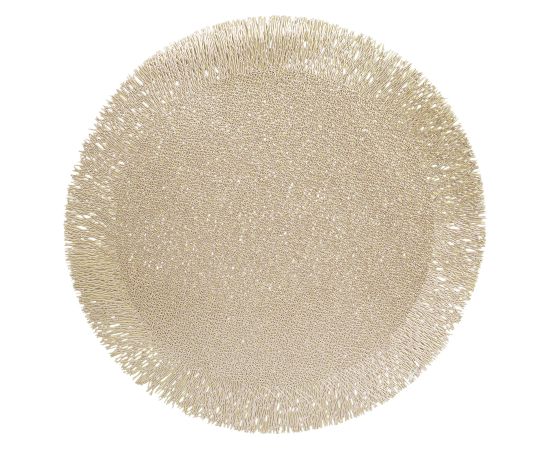 Placemat GLAM D38cm, golden