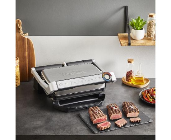 Tefal GC718D10 OptiGrill+ Inox 2000W nerūsējošā tērauda - Elektriskais grils