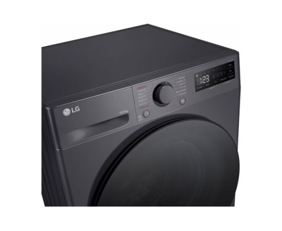 LG F4DR510S2M Veļas mazgājamā mašīna 10/6kg 1400rpm ar žāvētāju Melna