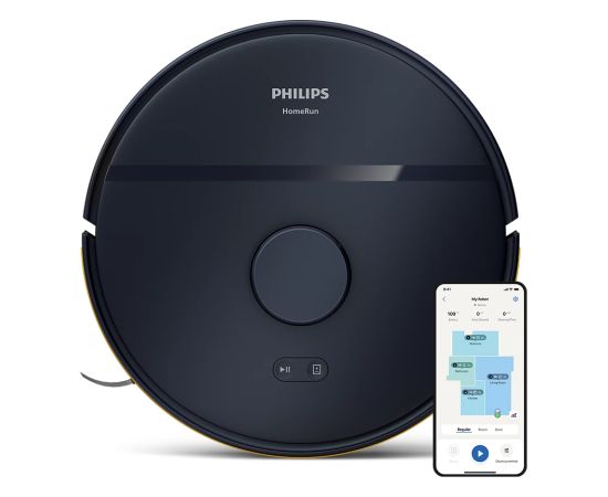 PHILIPS XU2000/10 2000. sērijas Putekļsūcējs robots ar mazgāšanas funkciju, Pusnakts zils