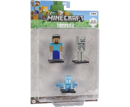 MINECRAFT 3D zīmuļu uzgaļi, 3 gab.