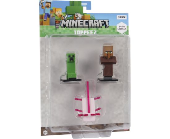 MINECRAFT 3D zīmuļu uzgaļi, 3 gab.