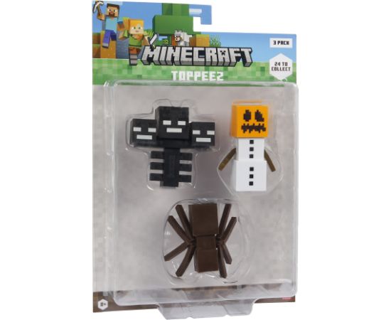 MINECRAFT 3D zīmuļu uzgaļi, 3 gab.