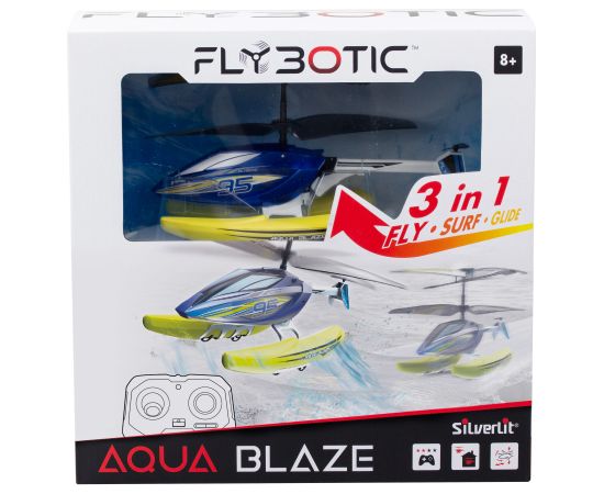 FLYBOTIC вертолёт на радтоуправлении Aqua Blaze, 22см