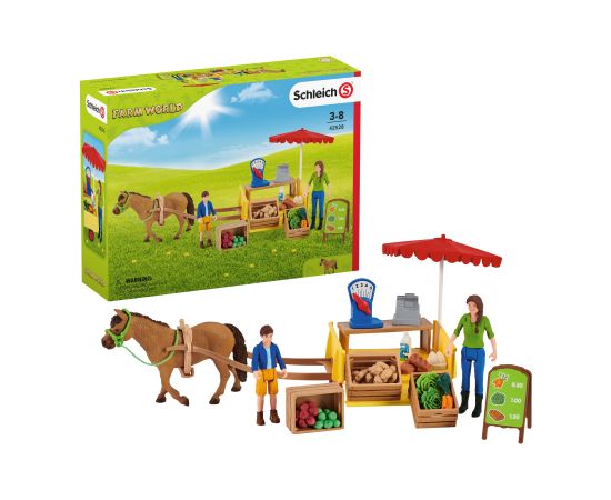 SCHLEICH FARM WORLD Мобильный фермерский прилавок