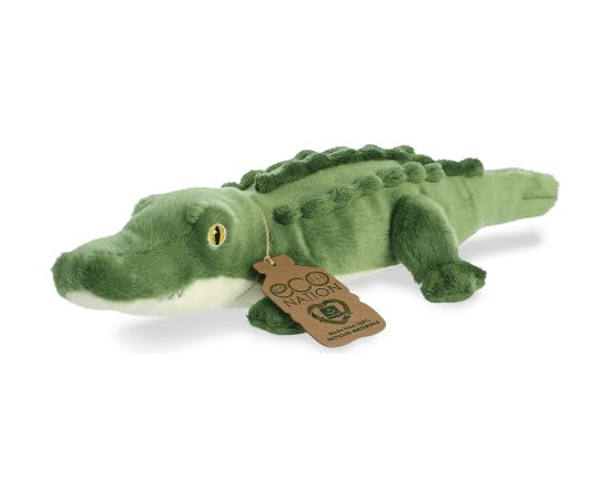 AURORA Eco Nation Plīša rotaļlieta Aligators, 35 cm