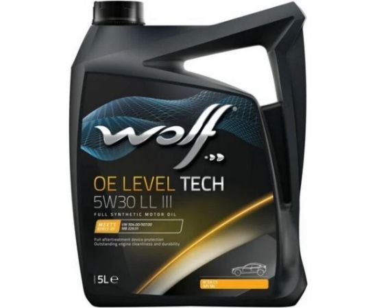 Wolf OE LEVELTECH 5W30 LL3 5L APISN,C2/C3,504 00/507 00