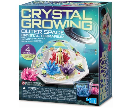 4M Crystal Growing DIY komplekts Kosmoss kristāla terārijā