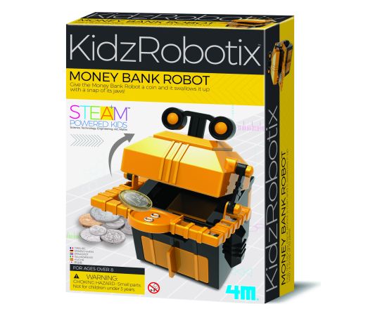 4M KidzRobotix DIY komplekts Krājkasītes robots