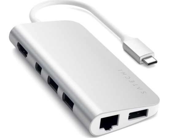 Satechi 9-in-1 USB Type-C Multimedia Adapter (Silver)