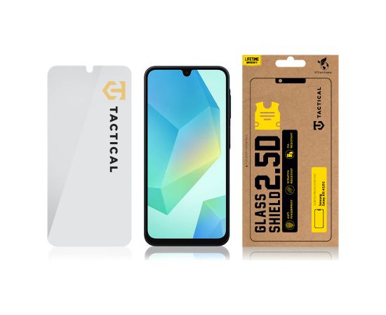 Tactical 2.5D aizsargstikls Samsung Galaxy A16 5G caurspīdīgs