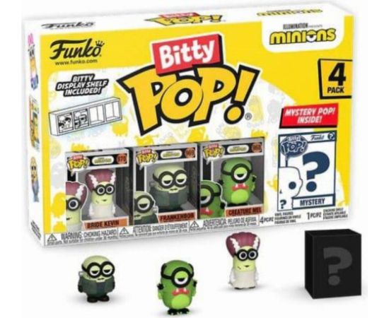 Funko Bitty Pop! 4-Pack: Minions - Frankenbob Vinyl Figures