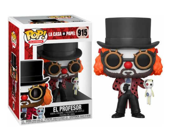 Funko Pop! Television: La Casa de Papel - EL Profesor (Clown) #915 Vinyl Figure