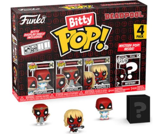 Funko Bitty Pop! 4-Pack: Deadpool - Sleepover Vinyl Figures