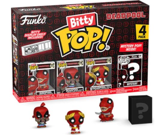 Funko Bitty Pop! 4-Pack: Deadpool - Dinopool Vinyl Figures