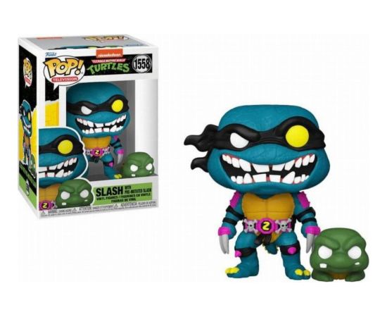 Funko Pop! Television: Teenage Mutant Ninja Turtles - Slash with Pre-mutated Slash #1558 Vinyl Figure