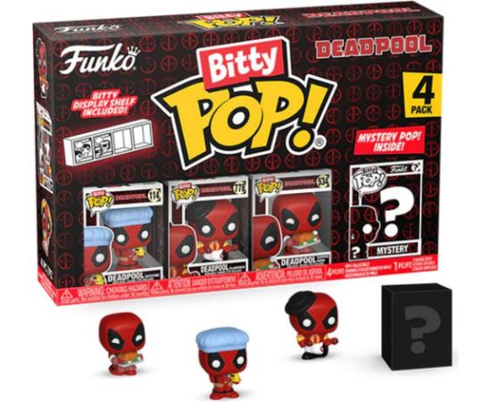 Funko Bitty Pop! 4-Pack: Deadpool - Bathtime Vinyl Figures