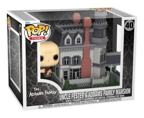 Funko Pop! Town: Addams Family Classic - Addams Home with Uncle Fester #40 Vinyl Figure