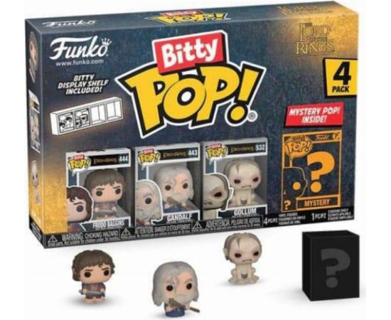 Funko Bitty Pop! 4-Pack: The Lord of the Rings - Frodo Baggins Vinyl Figures