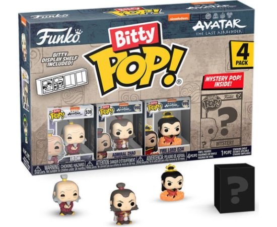 Funko Bitty Pop! 4-Pack: Avatar: The Last Airbender - Iroh Vinyl Figures