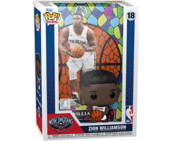 Funko Pop! Trading Cards: New Orleans Pelicans - Zion Williamson (Mosaic) #18 Vinyl Figure