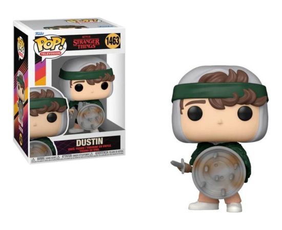 Funko Pop! Television: Stranger Things - Dustin (with Shield)​​ #1463 Vinyl Figure