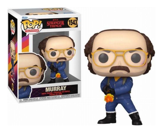 Funko Pop! Television: Stranger Things Season S3 - Murray Bauman #1543 Vinyl Figure