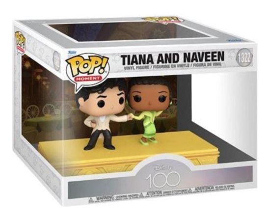 Funko Pop! Moments: Disneys 100Th - Tiana And Naveen #1322 Vinyl Figures