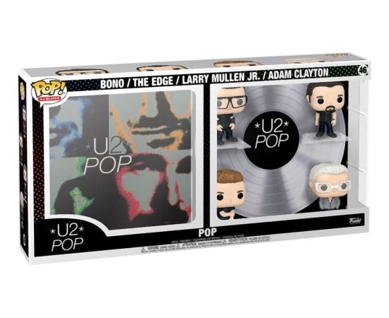 Funko Pop! Albums Deluxe: U2 Pop - Bono / The Edge / Larry Mullen Jr. / Adam Clayton #46 Vinyl Figures